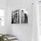 Wexel Art Double Panel Clear Acrylic Floating Wall Frame with Gold Hardware